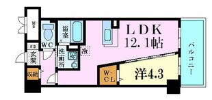 三滝駅 徒歩7分 6階の物件間取画像